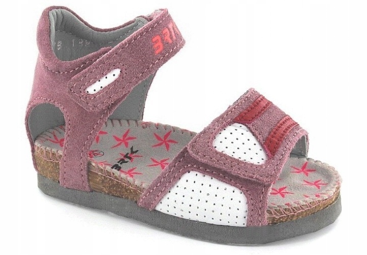 Buty BARTEK sandały dziewczęce różowo-biały 22