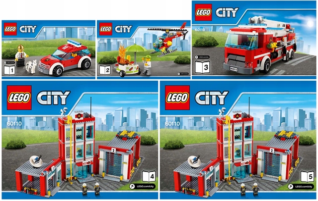 LEGO 60110 City Remiza Instrukcja - 8308575138 - oficjalne archiwum Allegro