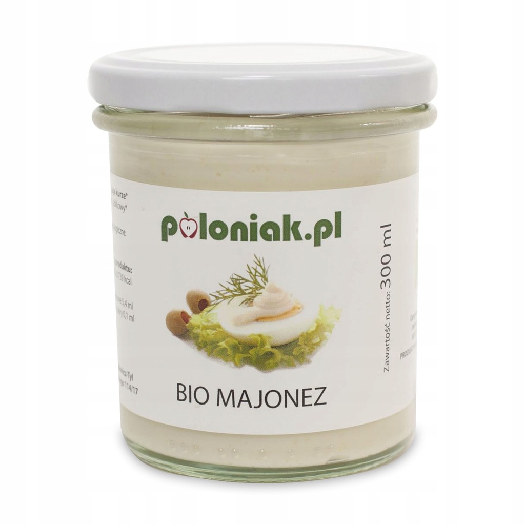 MAJONEZ JAJECZNY BIO 300 ml - POLONIAK