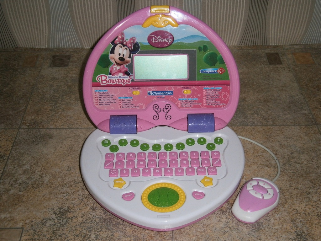 DISNEY CLEMENTONI KOMPUTER KID MINNIE MOUSE