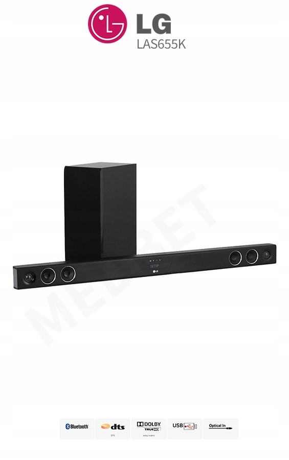 SOUNDBAR Z RADIEM LG LAS655K 320W SMART YOUTUBE BT 7990152150