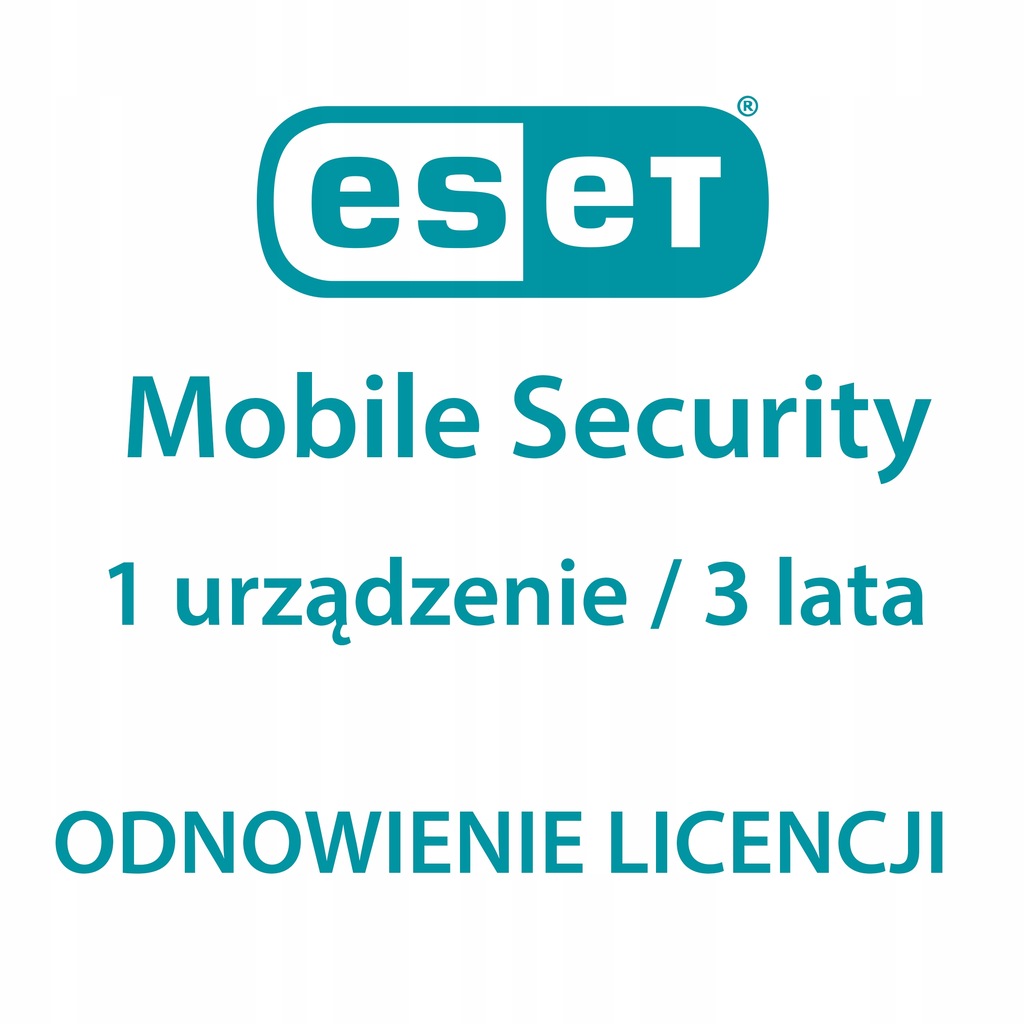 ESET Mobile Security - 1 PC / 3 LATA- KONT.