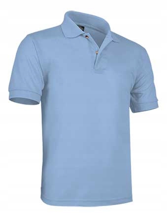 Koszulka POLO KR mundurek szkolny błękitna 100-116