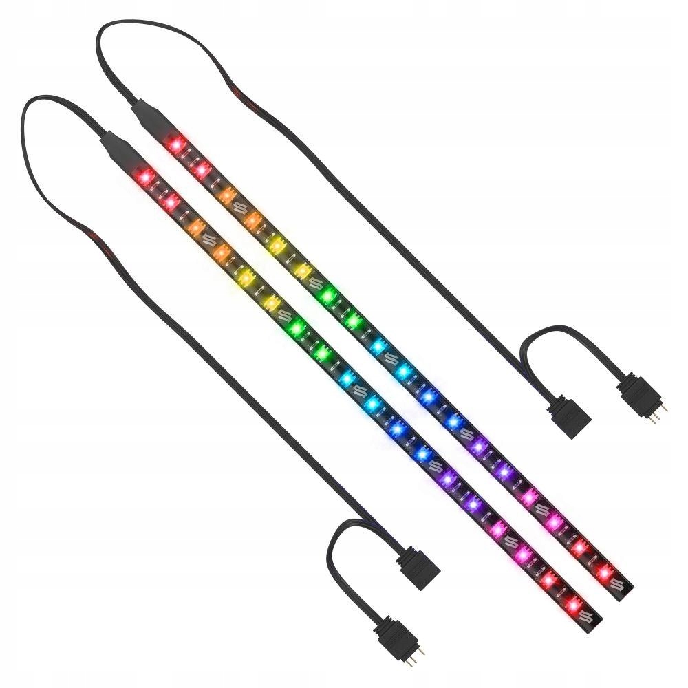 Купить Светодиодные ленты ARGB SilentiumPC Aurora Stripes - набор: отзывы, фото, характеристики в интерне-магазине Aredi.ru