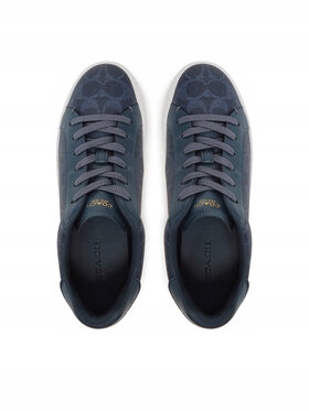 coach Sneakersy Damskie COACH-CBT39 XXQ DENIM/OPTIC WHITE niebieski