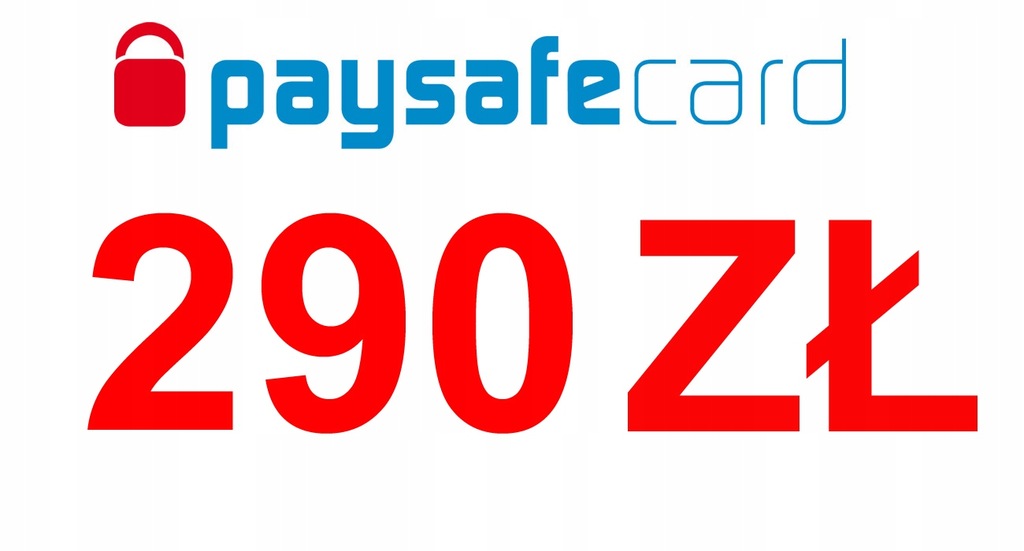 PAYSAFECARD PSC 290 ZŁ (200+50+2x20) PLN KOD PIN