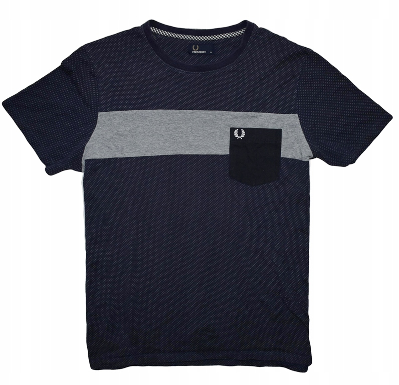 Fred Perry L/XL niespotykany wzór T-Shirt bawełna