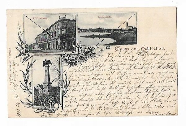 Człuchów Gruss aus Schlochau 1900