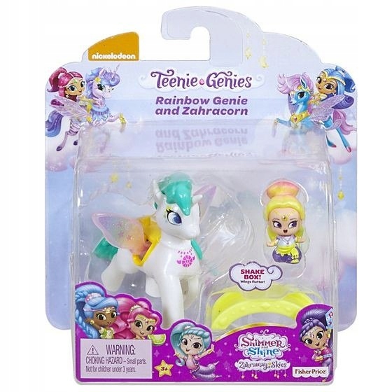 Figurki Shimmer i Shine, Tęczowy Dżin i Pędzorożec