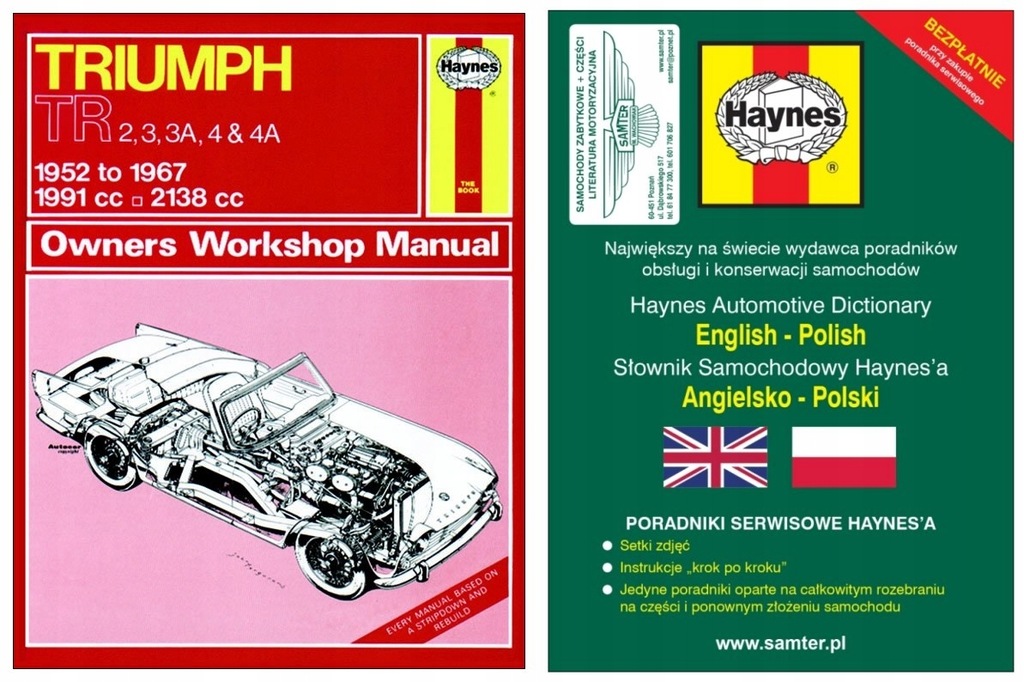 Triumph TR2 TR3 TR3A TR4 TR4A 1952-67 instr Haynes