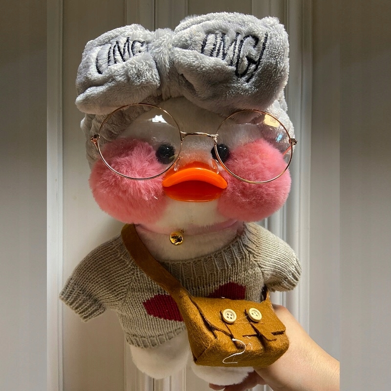 30cm Cafe Duck Plush Toy Children Stuffed Sof