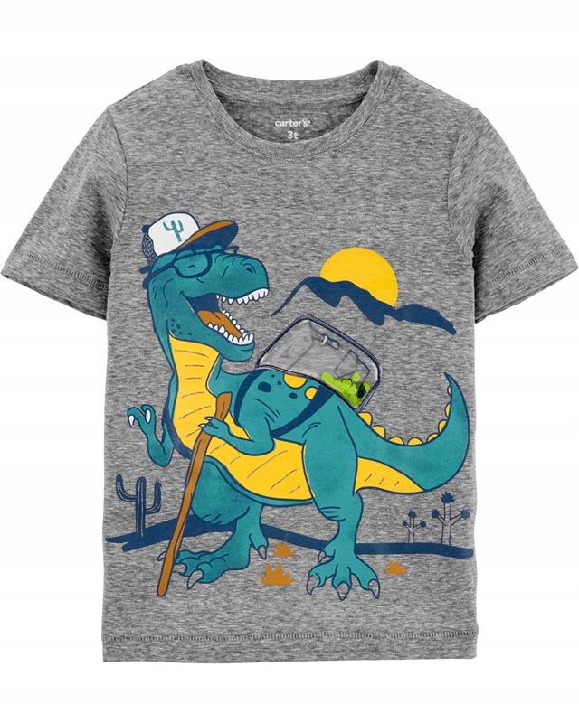 Carter's T-shirt interaktywny Dinozaur 9M 72