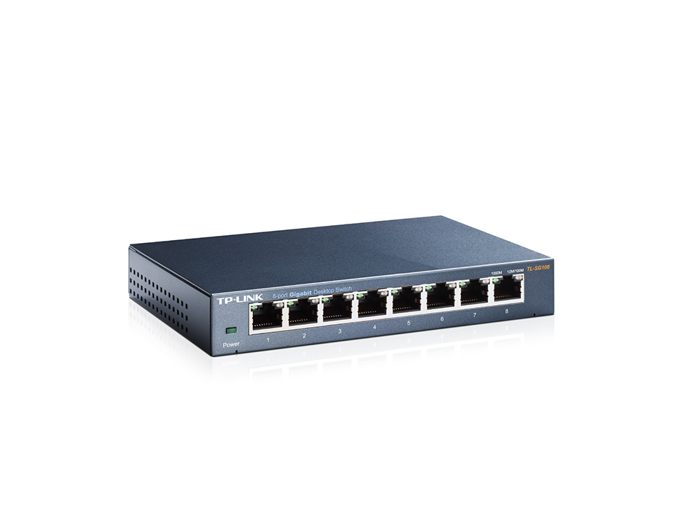 Купить 8-портовый гигабитный коммутатор TP-Link TL-SG108 1 Гбит/с: отзывы, фото, характеристики в интерне-магазине Aredi.ru