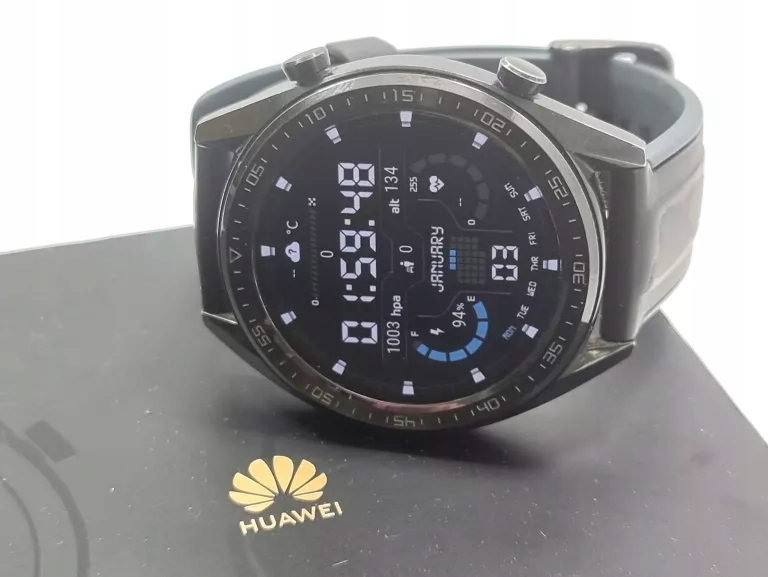 SMARTWATCH HUAWEI WATCH GT FTNB19 CZARNY 13179414692 oficjalne
