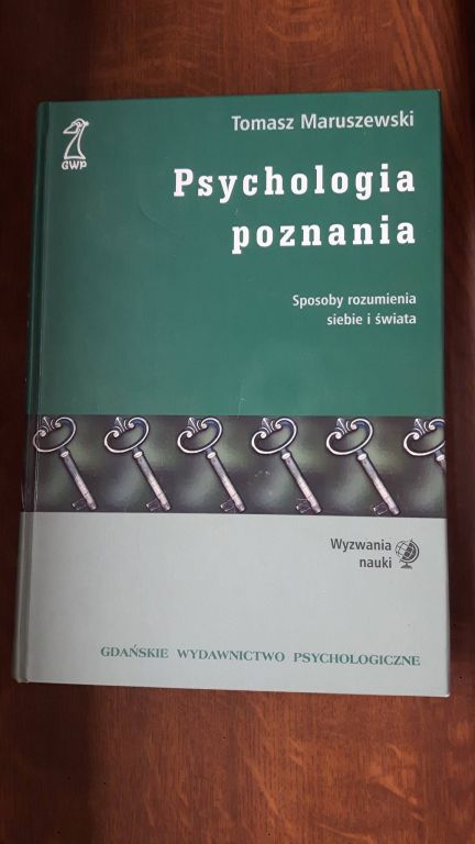 Książka Psychologia Poznania Maruszewski