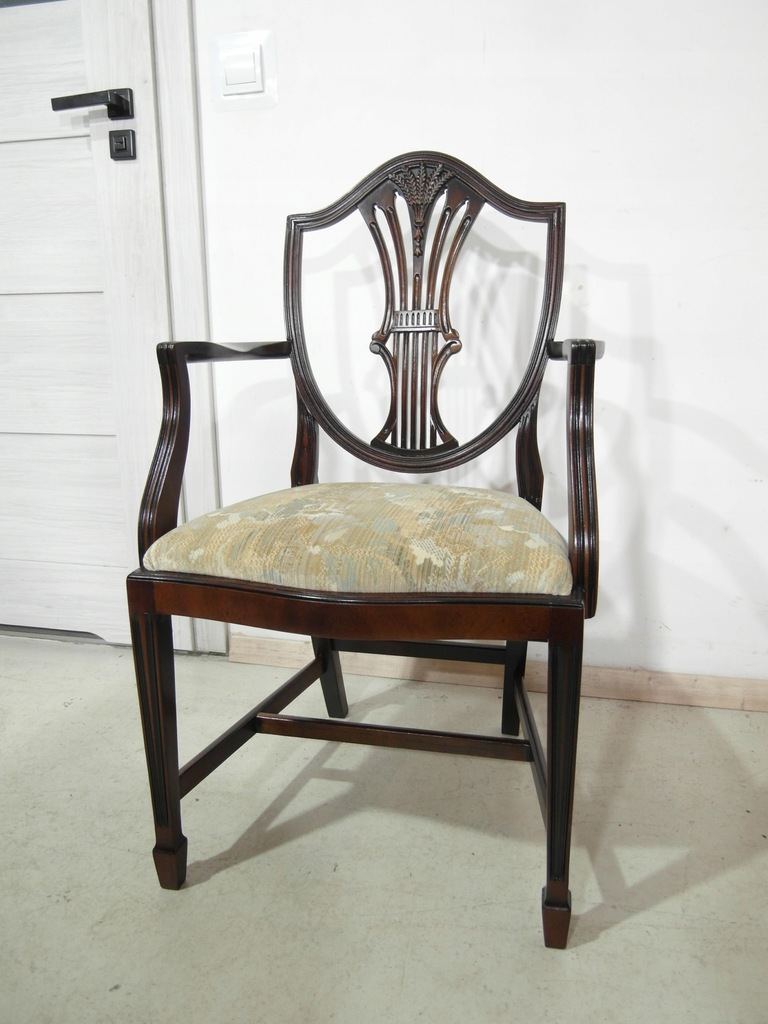 fotel idealny do biurka - lite drewno - idealny