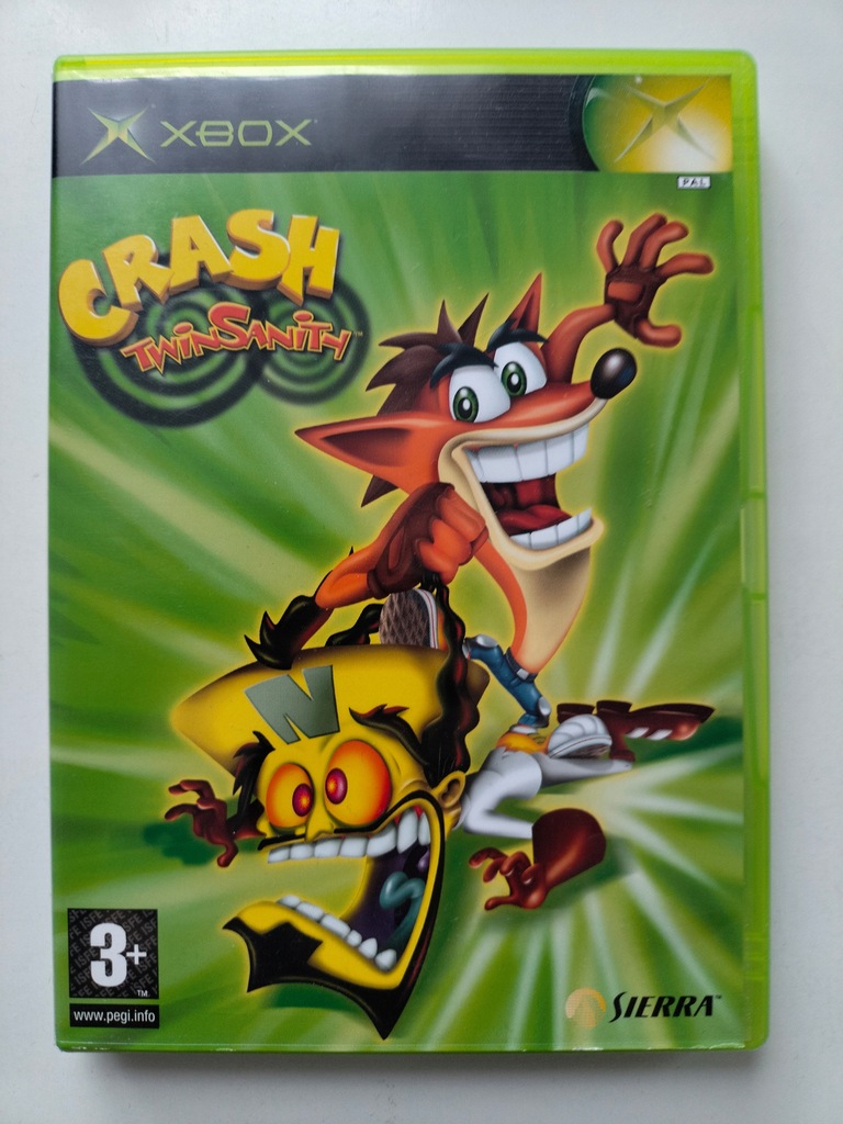 CRASH TWINSANITY XBOX PAL * ENG *