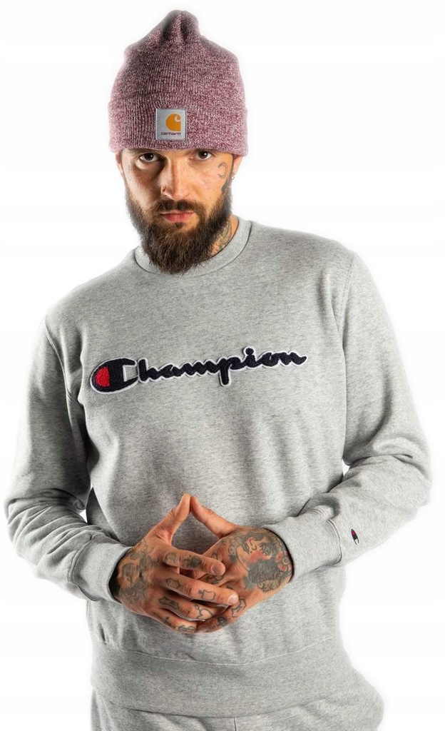 CHAMPION CREWNECK SWEATSHIRT EM02 ~L~ Męskie Bluza