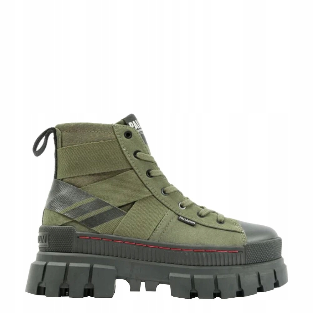 Botki Palladium REVOLT HI ARMY Olive Night 98579-309 Roz.37