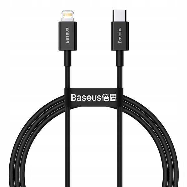 BASEUS KABEL DO ŁADOWAREK USB-C DO LIGHTNING BASEUS SUPERIOR SERIES, 20W, P