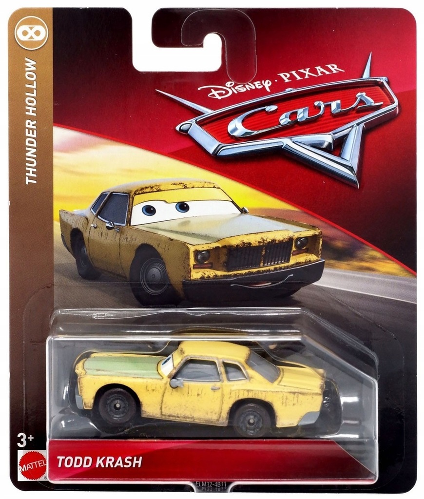 MATTEL CARS AUTA TODD KRASH 1:55 NOWY !!!