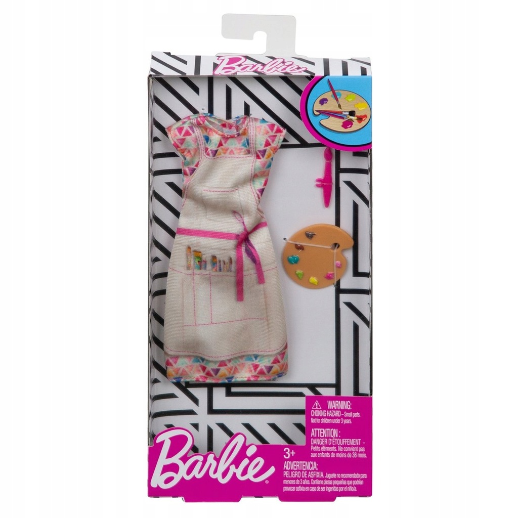 BARBIE UBRANKA KARIERA MALARKA FXH98 MATTEL