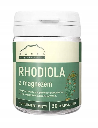 Rhodiola z magnezem 100 kapsułek NANGA