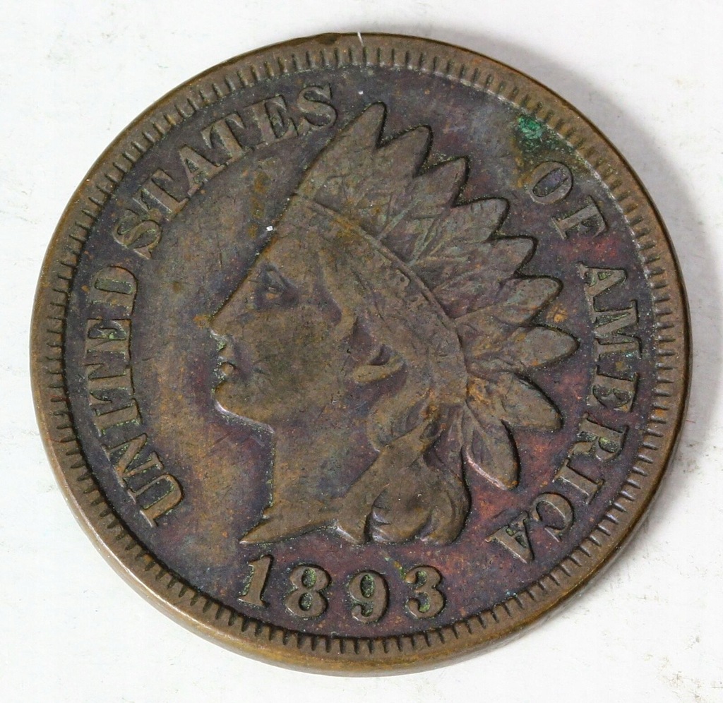 USA 1 Cent Indianin 1893r.