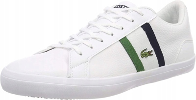 LACOSTE Lerond 119 PÓŁBUTY MĘSKIE BIAŁE 44,5