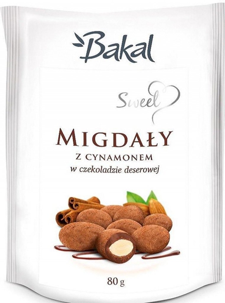 Migdały w czekoloadzie z cynamonem Sweet 80g