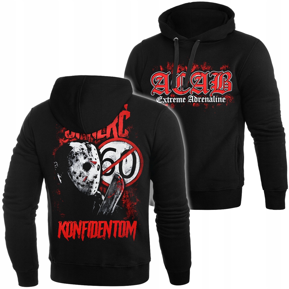 Bluza z kapturem kibicowska ACAB JP CHWDP r.S