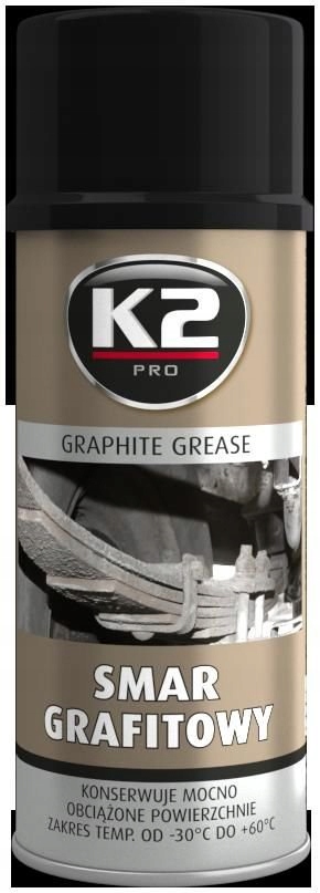 K2-SMAR GRAFITOWY 400ML SPRAY DO KONSERWACJI