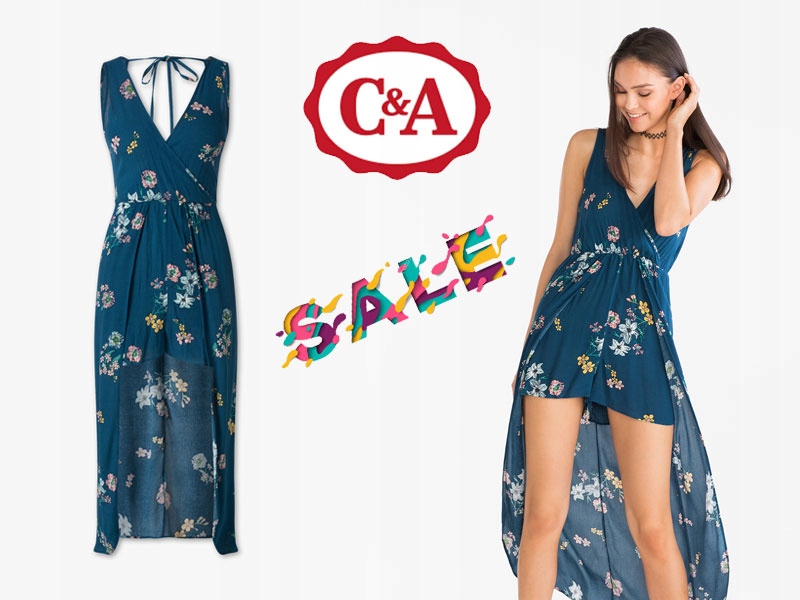 C&A kombinezon / sukienka ODKRYTE PLECY 34