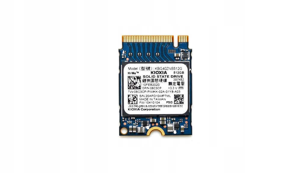 Dysk SSD M.2 2230 PCIe NVMe Kioxia BG4 512GB