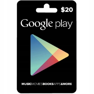 Karta podarunkowa Google Play ( 20$ USD )