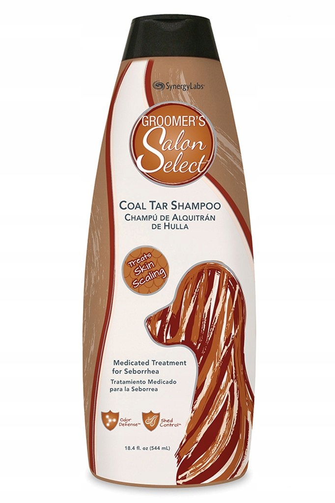 Groomer\'s Salon Select Coal Tar Shampoo / Szampon przeciwłupieżowy, przeci