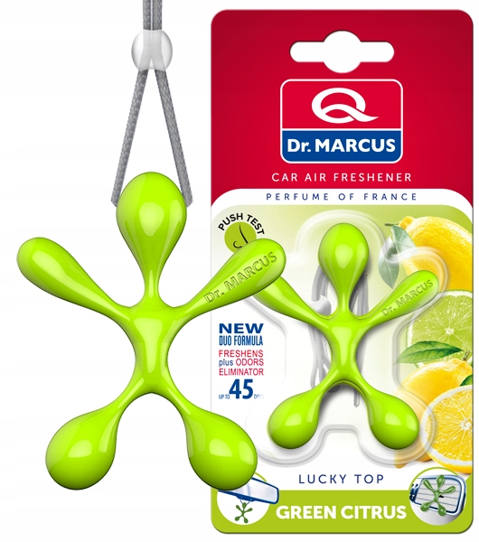 Dr. Marcus Lucky Top GREEN CITRUS Zapach Zawieszka