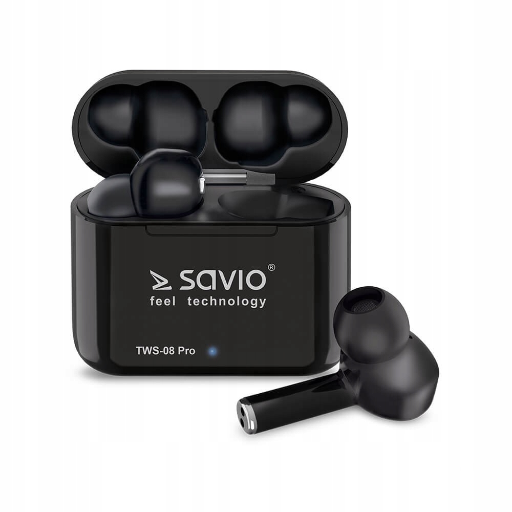 Słuchawki bezprzewodowe Savio TWS-08 PRO BT 5.0 z