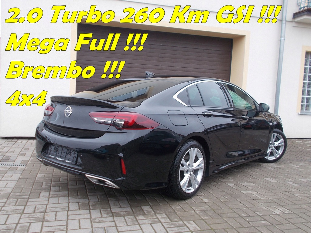 Opel Insignia Gsi 2 0 Turbo 260 Km 4x4 Automat 9033589321 Oficjalne Archiwum Allegro