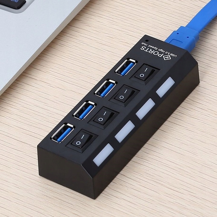 Купить HUB USB 3.0 на 4 порта USB 3.0, разветвитель ХИТ!: отзывы, фото, характеристики в интерне-магазине Aredi.ru