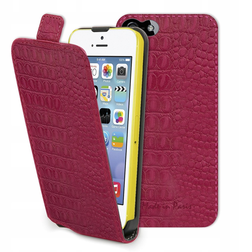 Etui iPhone 5C Muvit magnetyczne krokodyl