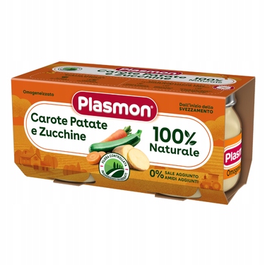 PLASMON Obiadek Marchewka z ziemnaczkami i cukinią