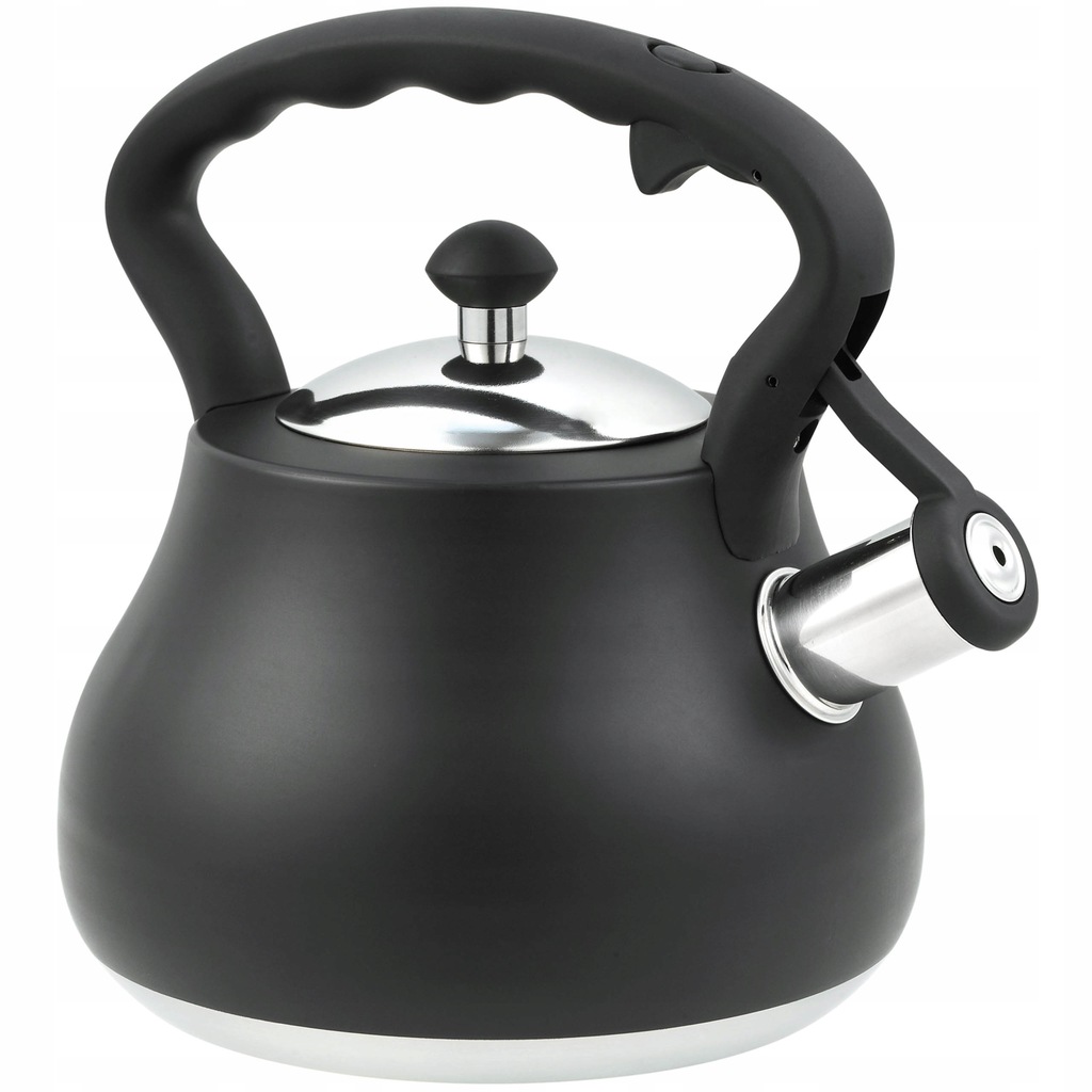 Купить ЧАЙНИК со свистком, ИНДУКЦИОННЫЙ, ГАЗОВЫЙ, 2,7 Л, ЧЕРНЫЙ МАТОВЫЙ ...