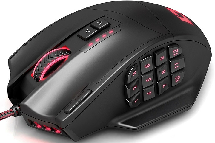 MYSZ LASEROWA DLA GRACZY LIONCAST LM30 USB 16400DP