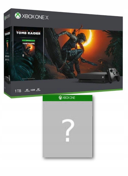 Konsola Xbox One X + 2 gry