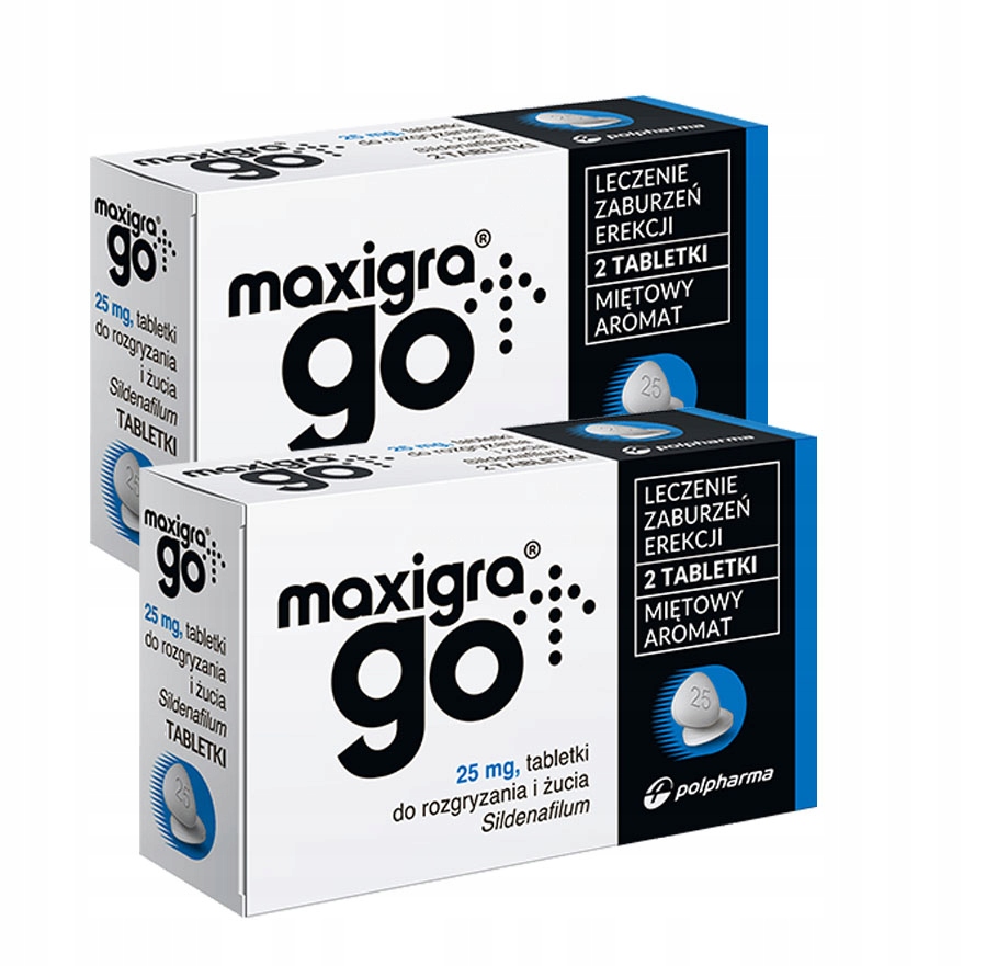 Maxigra GO 8 Tabl potencja sildenafil erekcja 25mg