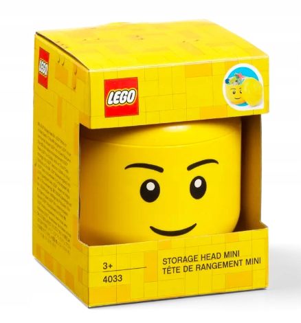 Mini Pojemnik Na Klocki LEGO Głowa Minifigurki 11c