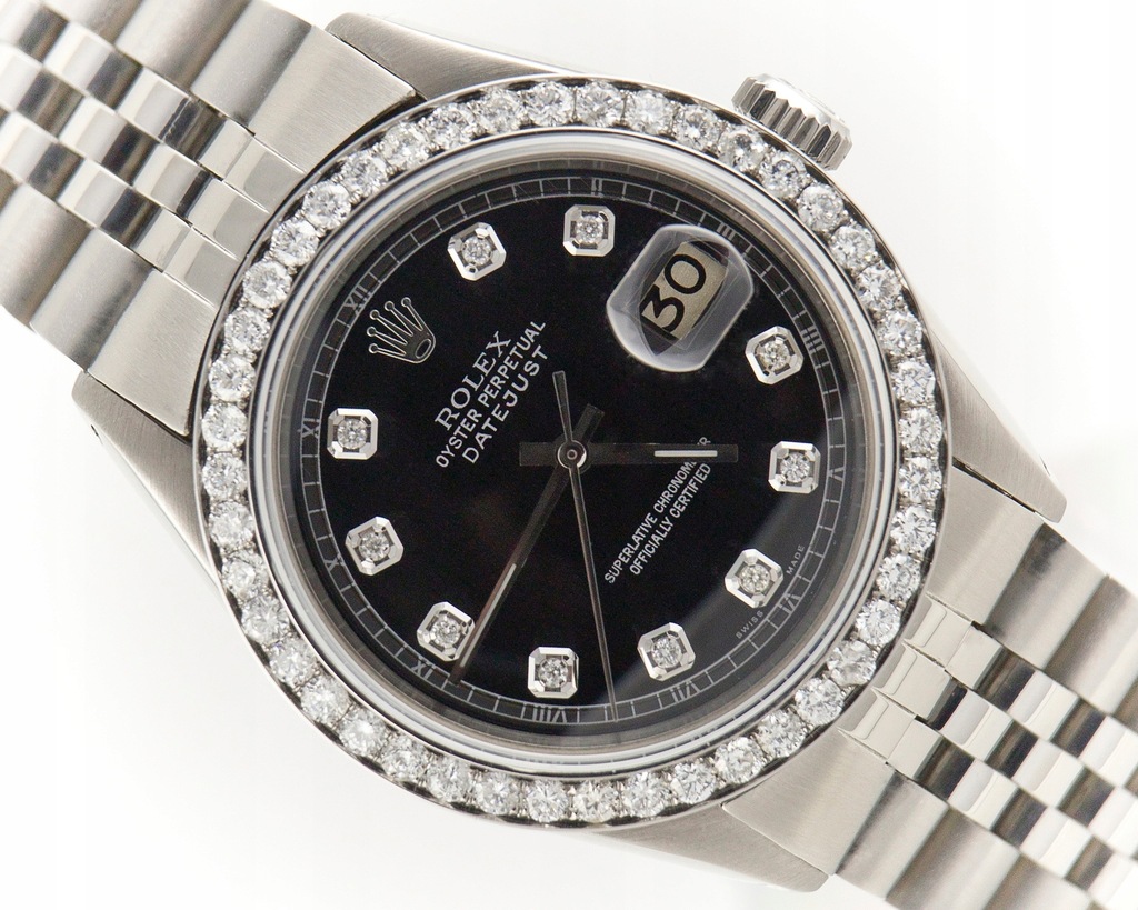 ROLEX OYSTER PERPETUAL DATEJUST DIAMONDS REF.1601