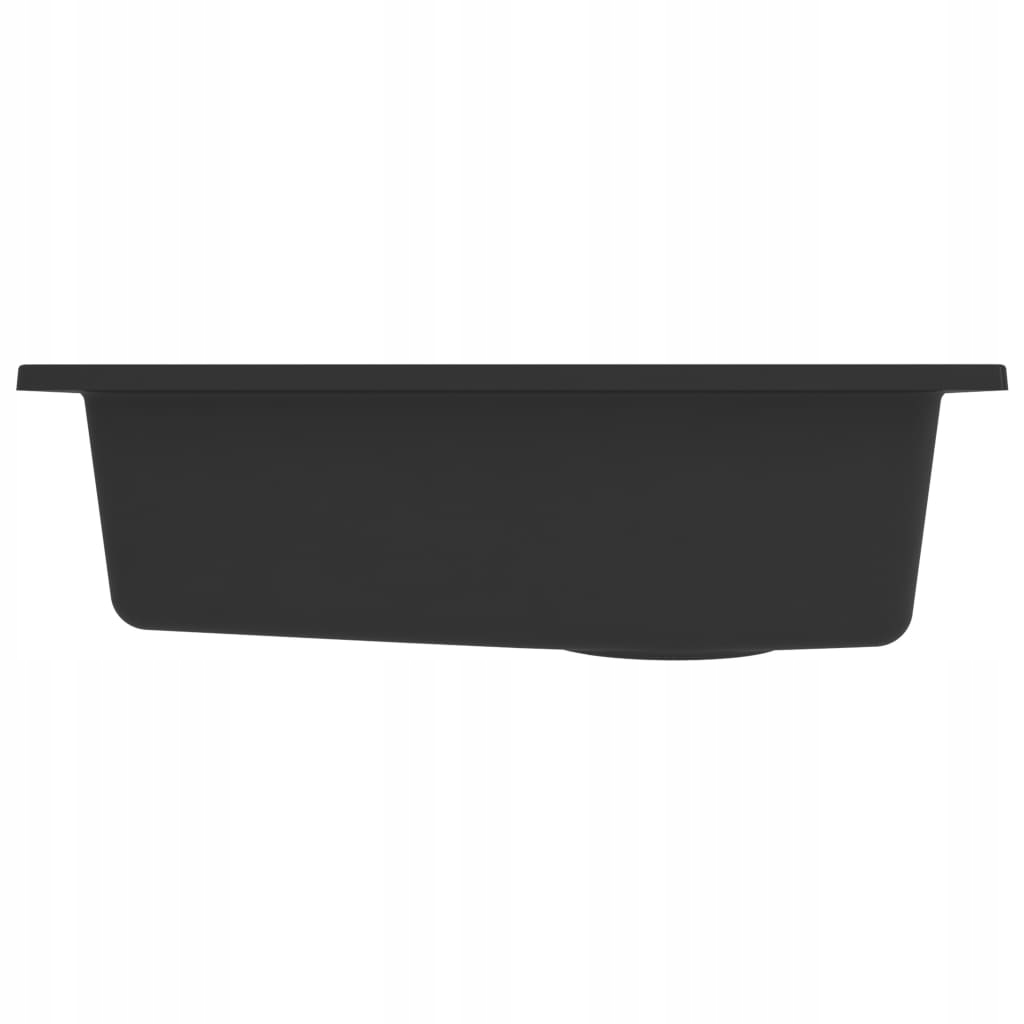 Купить Кухонная мойка с отверстием для перелива, черная, ребристая .