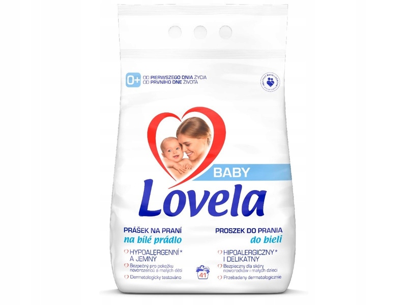 Lovela Baby proszek do prania 4,1kg (41P) Biel